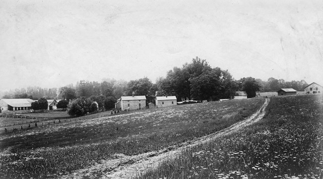 Historic Home Farm Photo from the end of the dirt lane