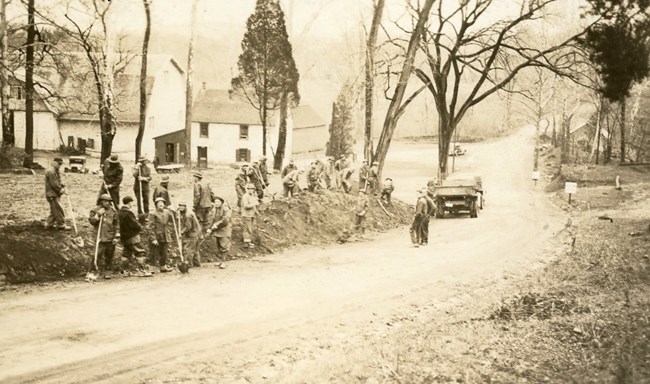 2 Grading Road Slopes, Project 702, 1935