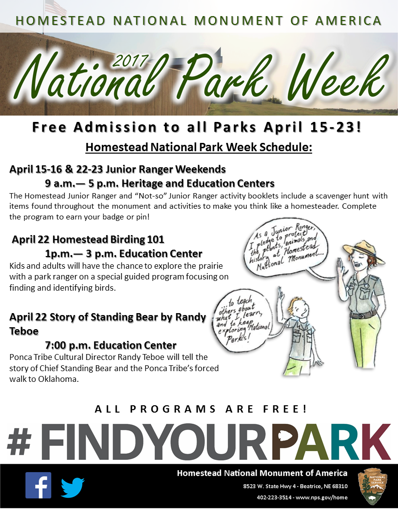 National Park Week Homestead National Historical Park (U.S. National