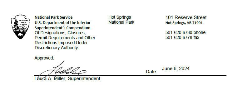 Signature of Superintendent, Laura Miller dated 8 June 2024.
