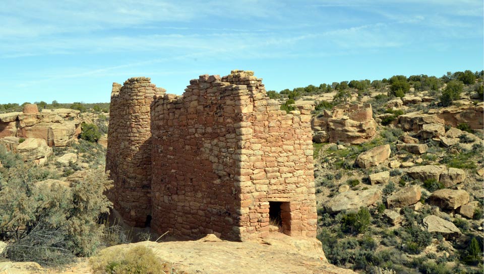 Visiting in Summer Hovenweep National Monument U.S. National