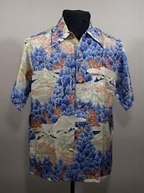 Silk Hawaiian shirt, HSTR 17416.