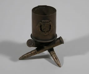 WWI Trench art toothpick or match holder