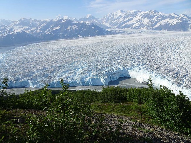 view of Hubbard Glacier.