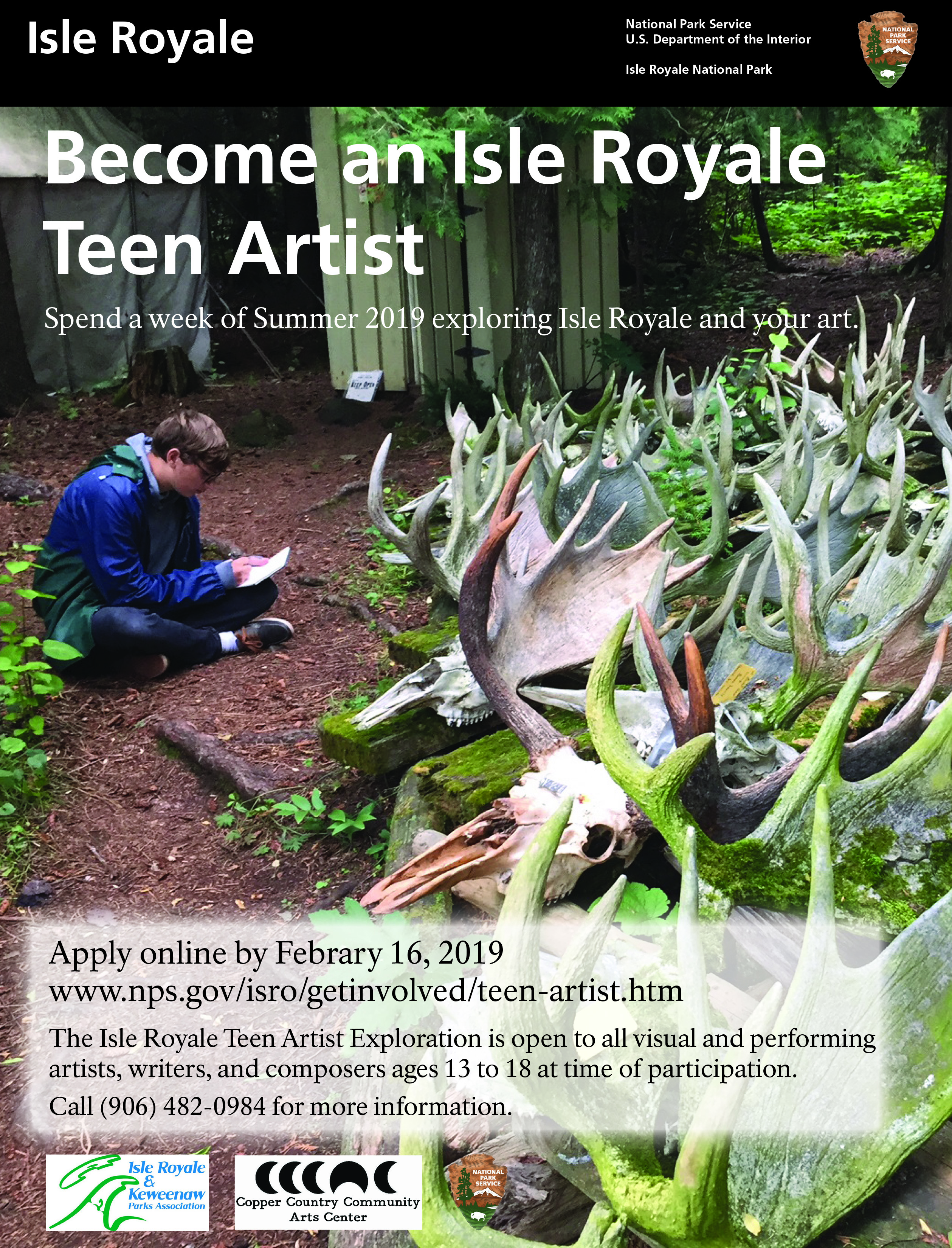 Become An Isle Royale Teen Artist 2019 Isle Royale National Park