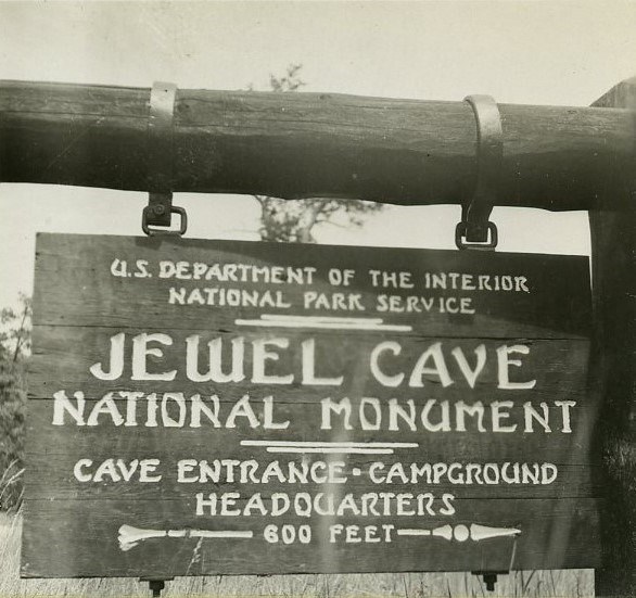 Jewel Cave Sign