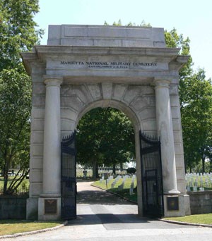 Archway at Marietta National Cemetery