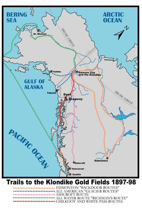 Klondike Gold Rush Routes