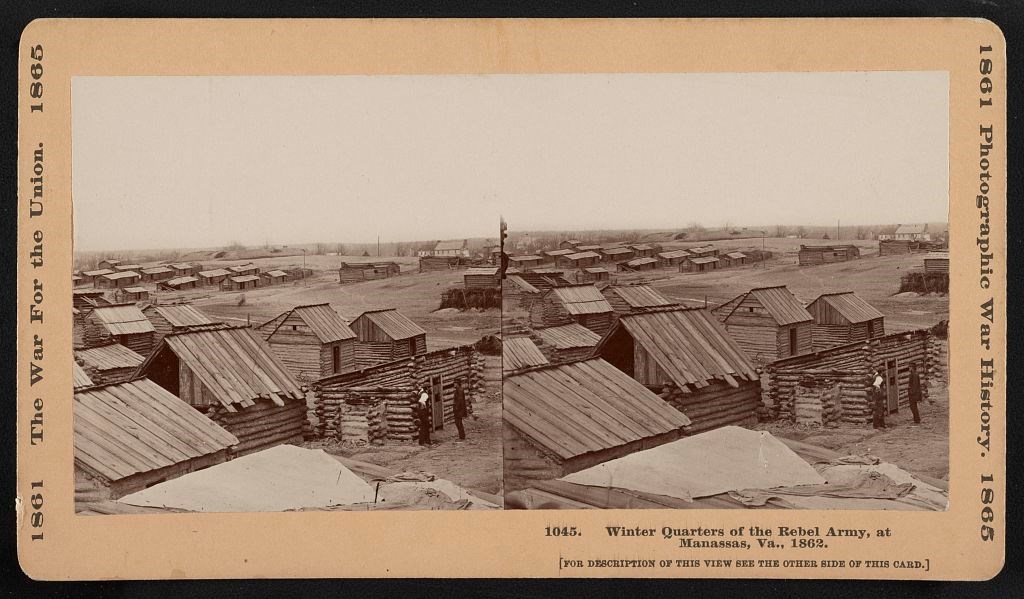 Confederate Winter Huts near Manassas