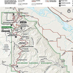 Maps Colorado National Monument U S National Park Service
