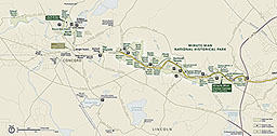 Minuteman National Park Map Maps   Minute Man National Historical Park (U.S. National Park 