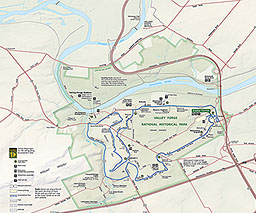 valley forge national park map Maps And Brochures Valley Forge National Historical Park U S valley forge national park map
