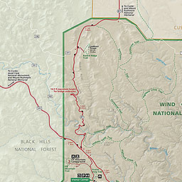 Wind Cave National Park Map Maps   Wind Cave National Park (U.S. National Park Service)