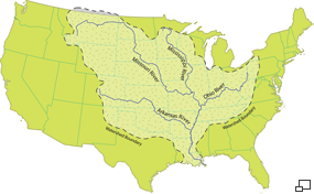 north america map mississippi river Mississippi River Facts Mississippi National River And north america map mississippi river