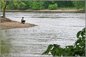 The Mississippi and Minnesota River Confluence Mississippi