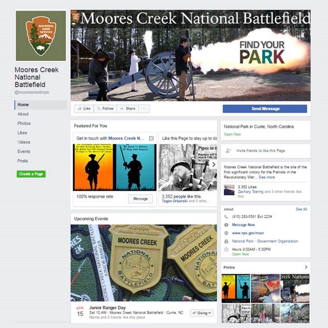 The Official Moores Creek National Battlefield Facebook Page