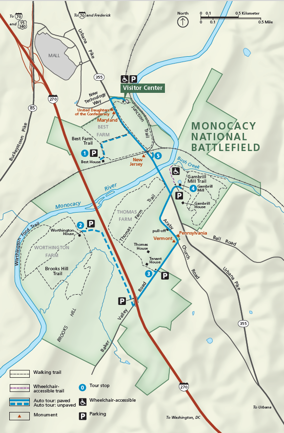 Updated Monocacy Map