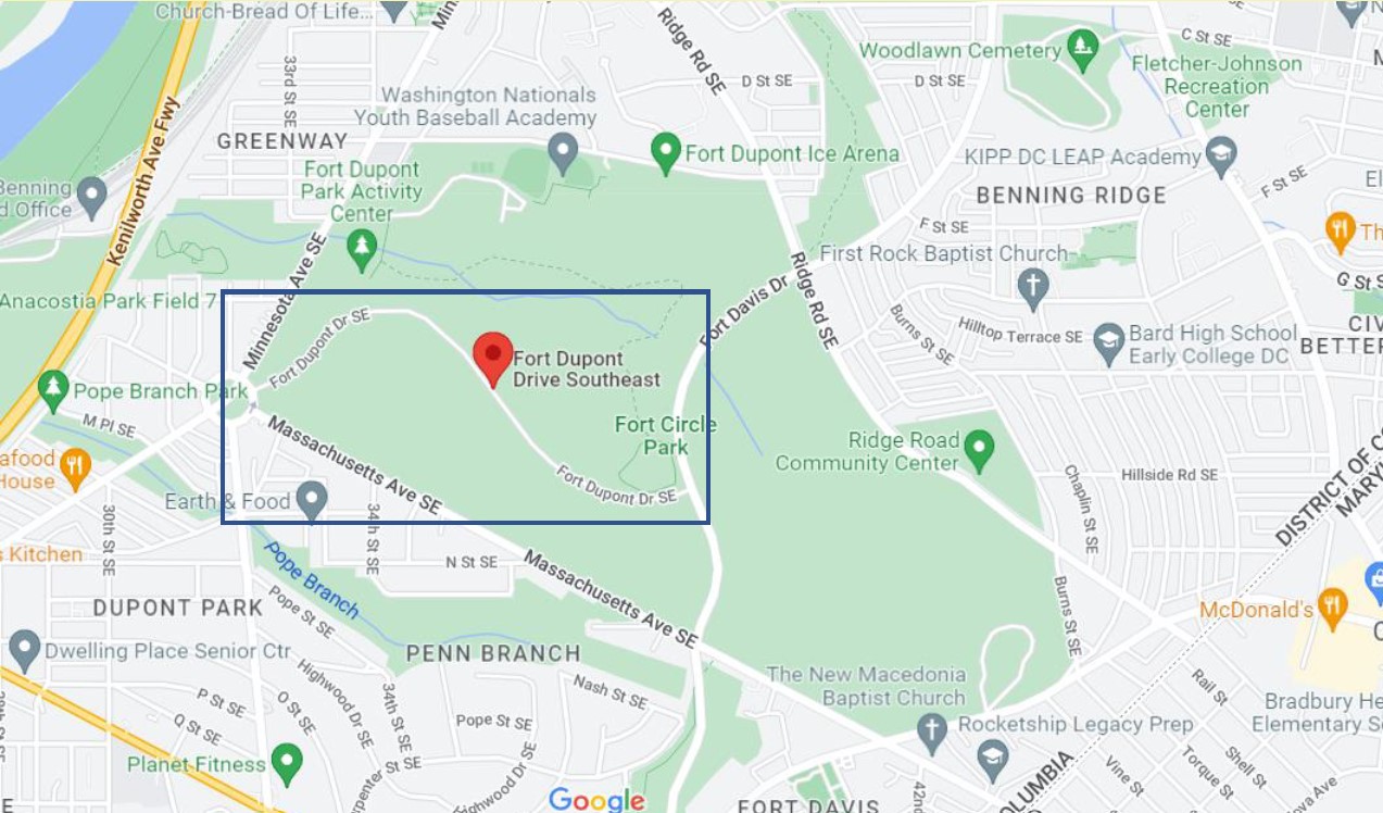 Record of Determination for Temporary Closure of Fort Dupont Drive