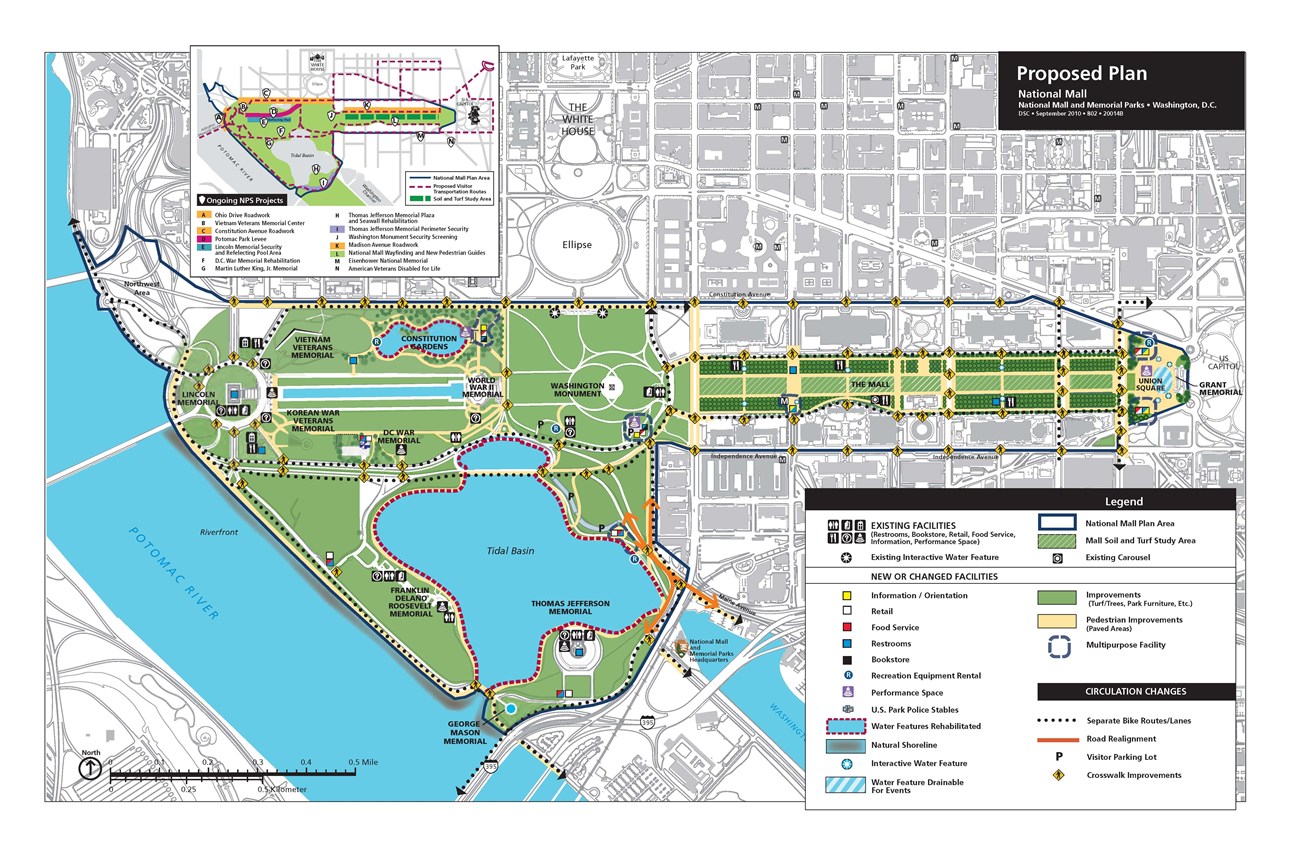 Proposed National Mall Plan Map