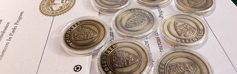 NPS Volunteer Coins National Park Service Volunteer Recognition Coins