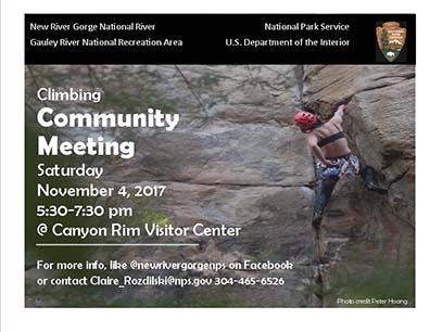 Climbing Meeting flier