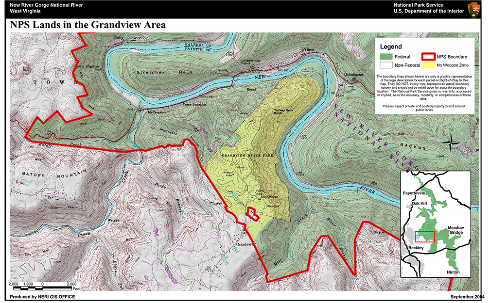 New River Gorge Hunting Maps New River Gorge National Park And