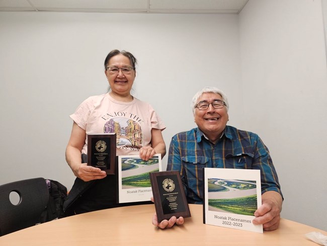 Woman and man receive inaugural Eileen DeVinney award