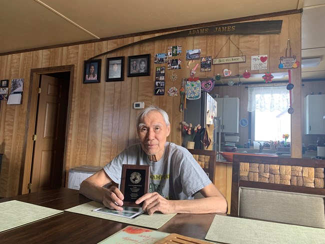 James Adams Noatak recieves Eileen DeVinney Award Man receives inaugural Eileen DeVinney Award