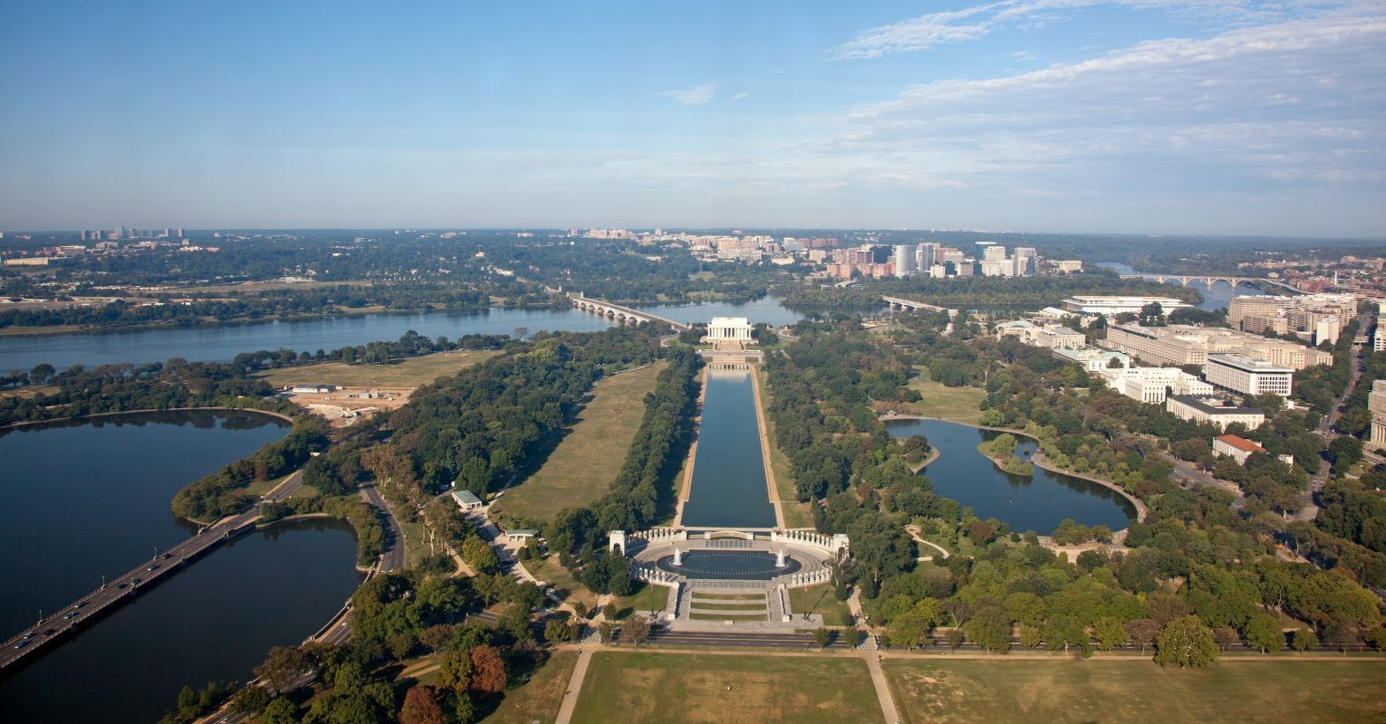 View out West Windows of the Washington Monument