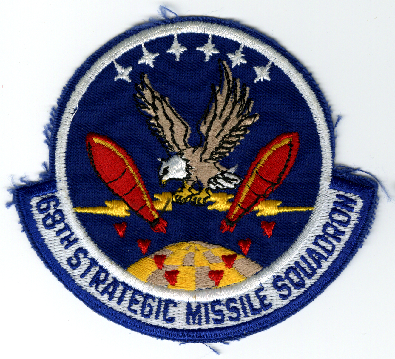 World War II Insignia - 549th Strategic Missile Squadron - 8x8