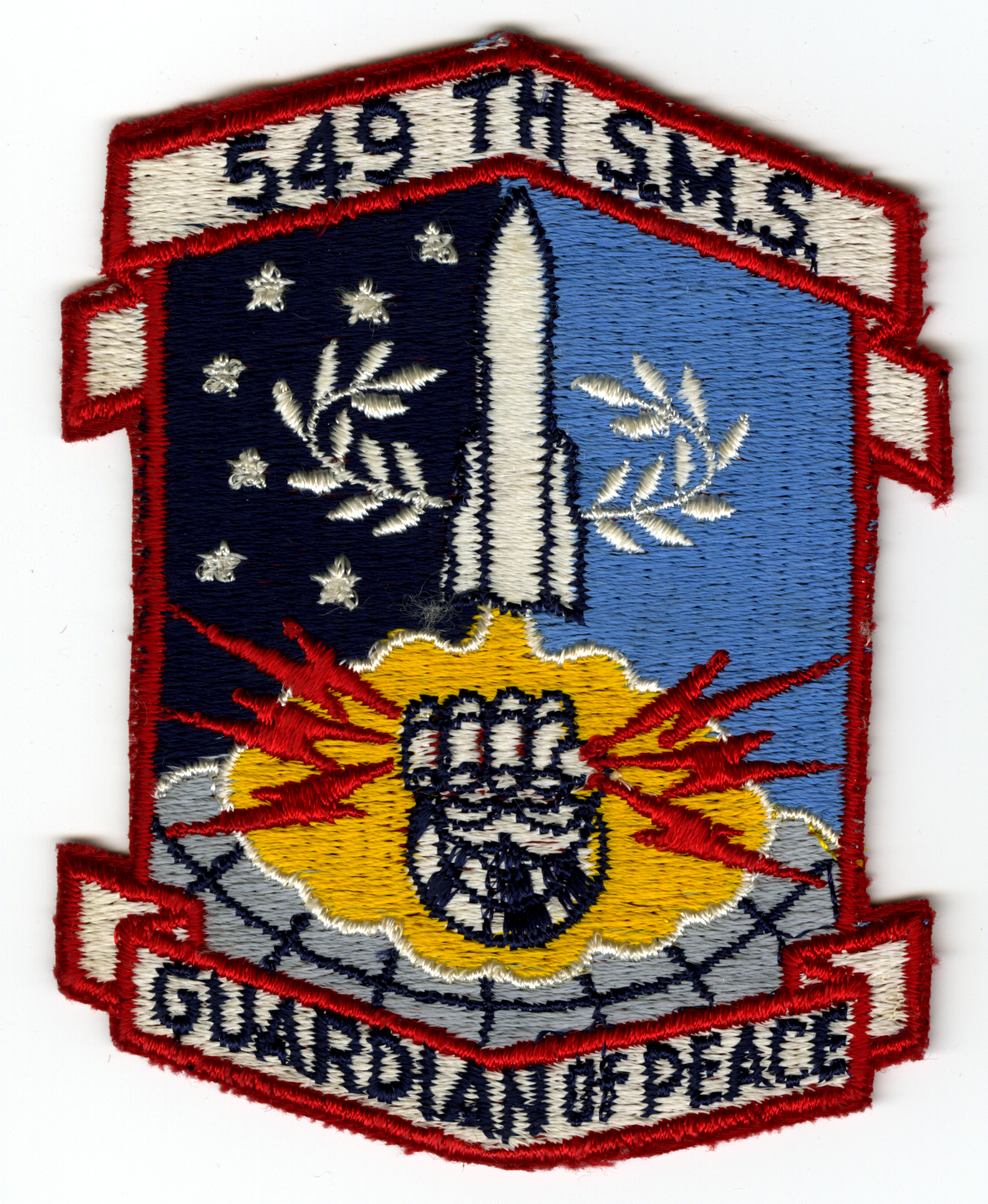 World War II Insignia - 549th Strategic Missile Squadron - 8x8