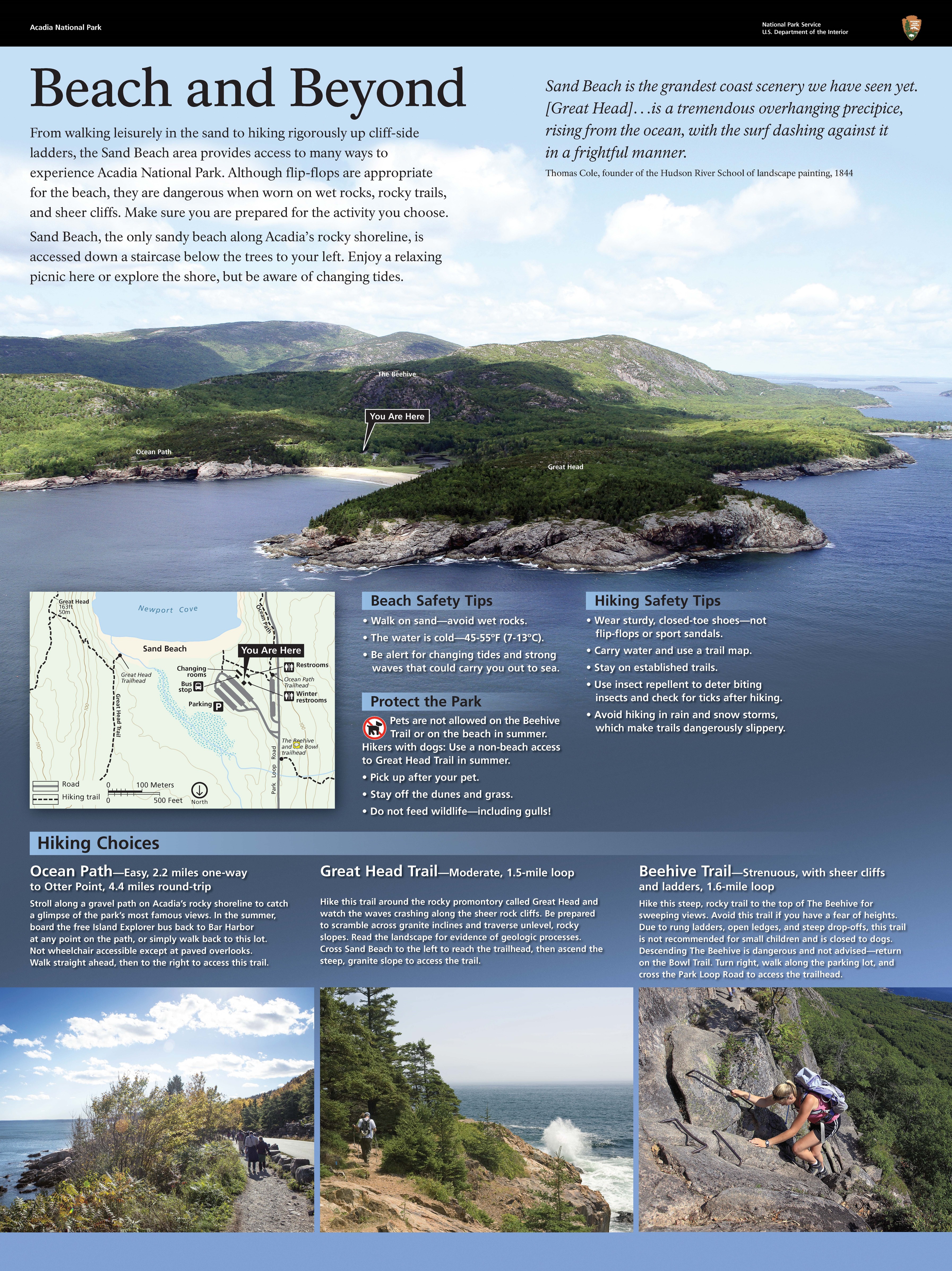 Hike Safely in Acadia (U.S. National Park Service)