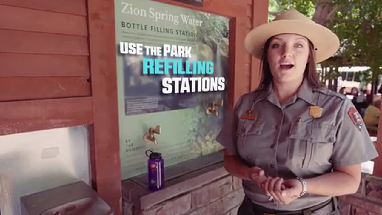 Zion Water Bottle - Zion National Park Forever Project