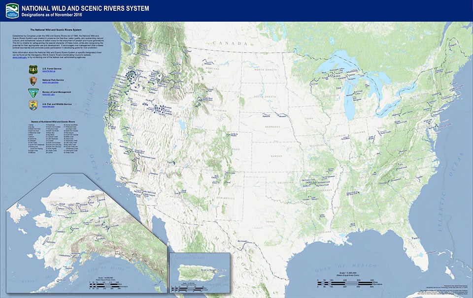 Wild And Scenic Rivers Map Wild And Scenic Rivers Act 50Th Anniversary - Obed Wild & Scenic River  (U.s. National Park Service)