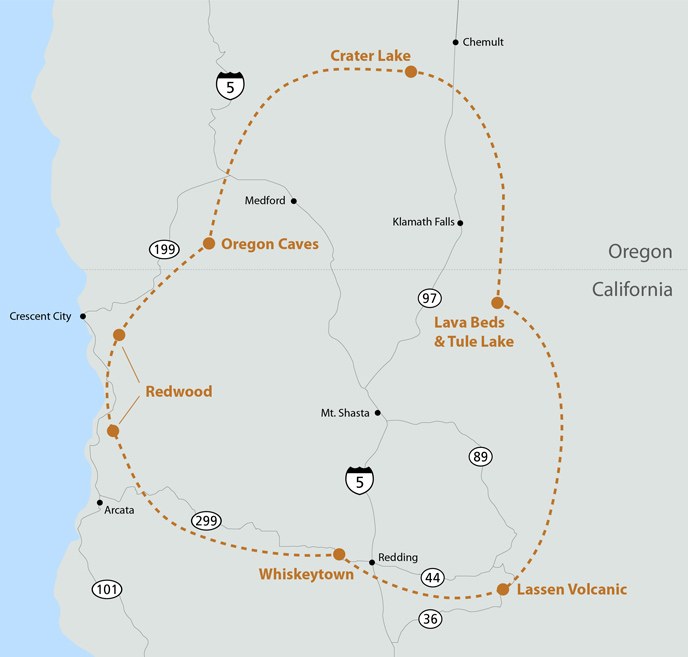 Circle of Discovery map