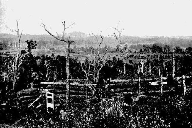 Image 17. View from Confederate positions on Kennesaw Mountain