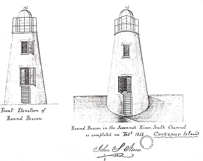 Image 3. Cockspur Island Lighthouse.
