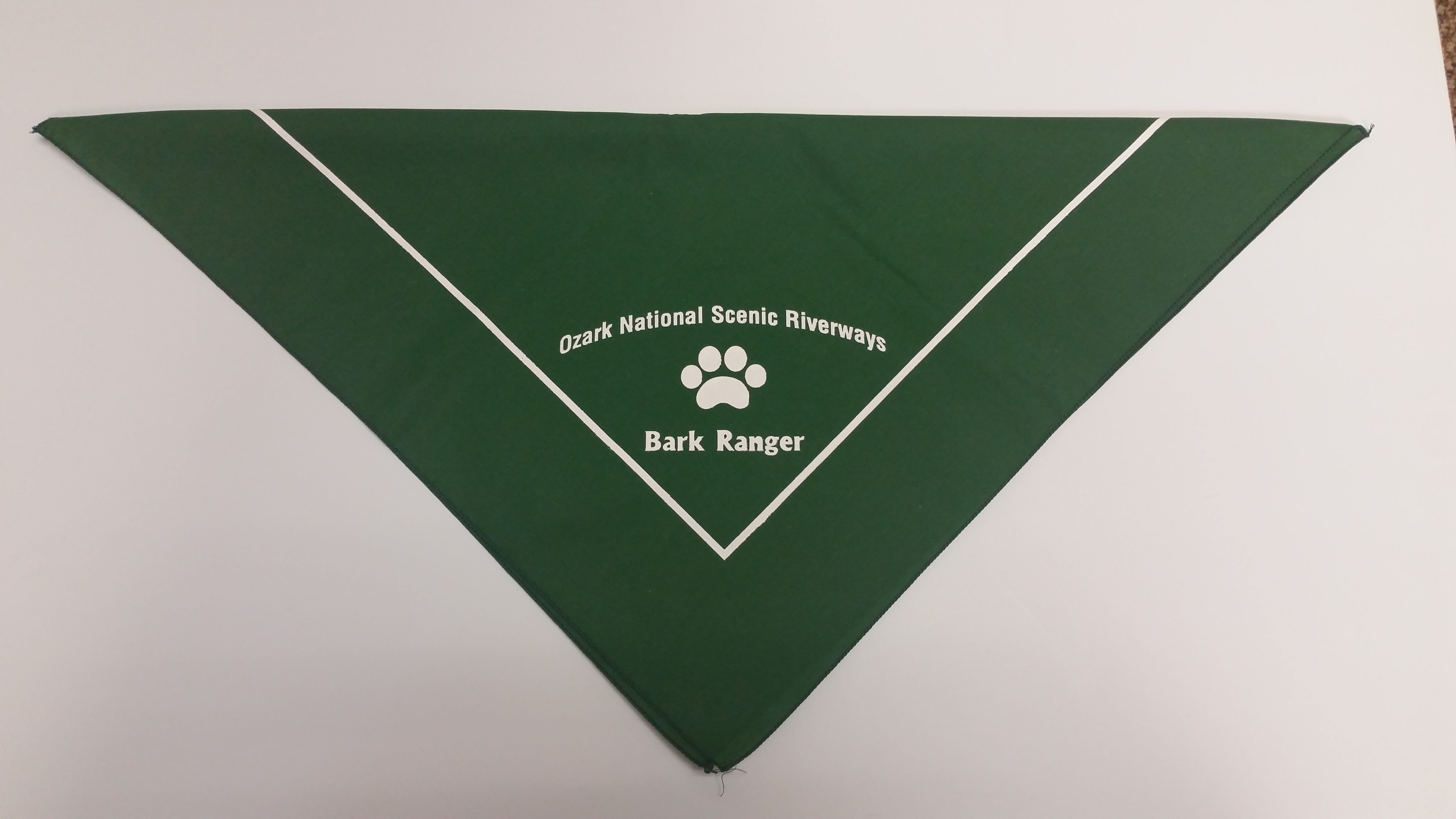 PET BARK RANGER BANDANA SMALL GREEN