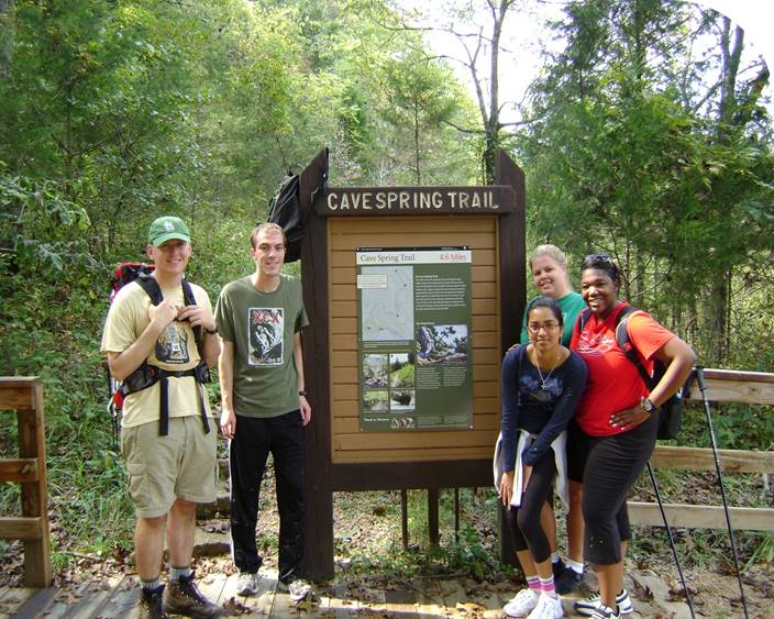 Cave Spring Trail Heads