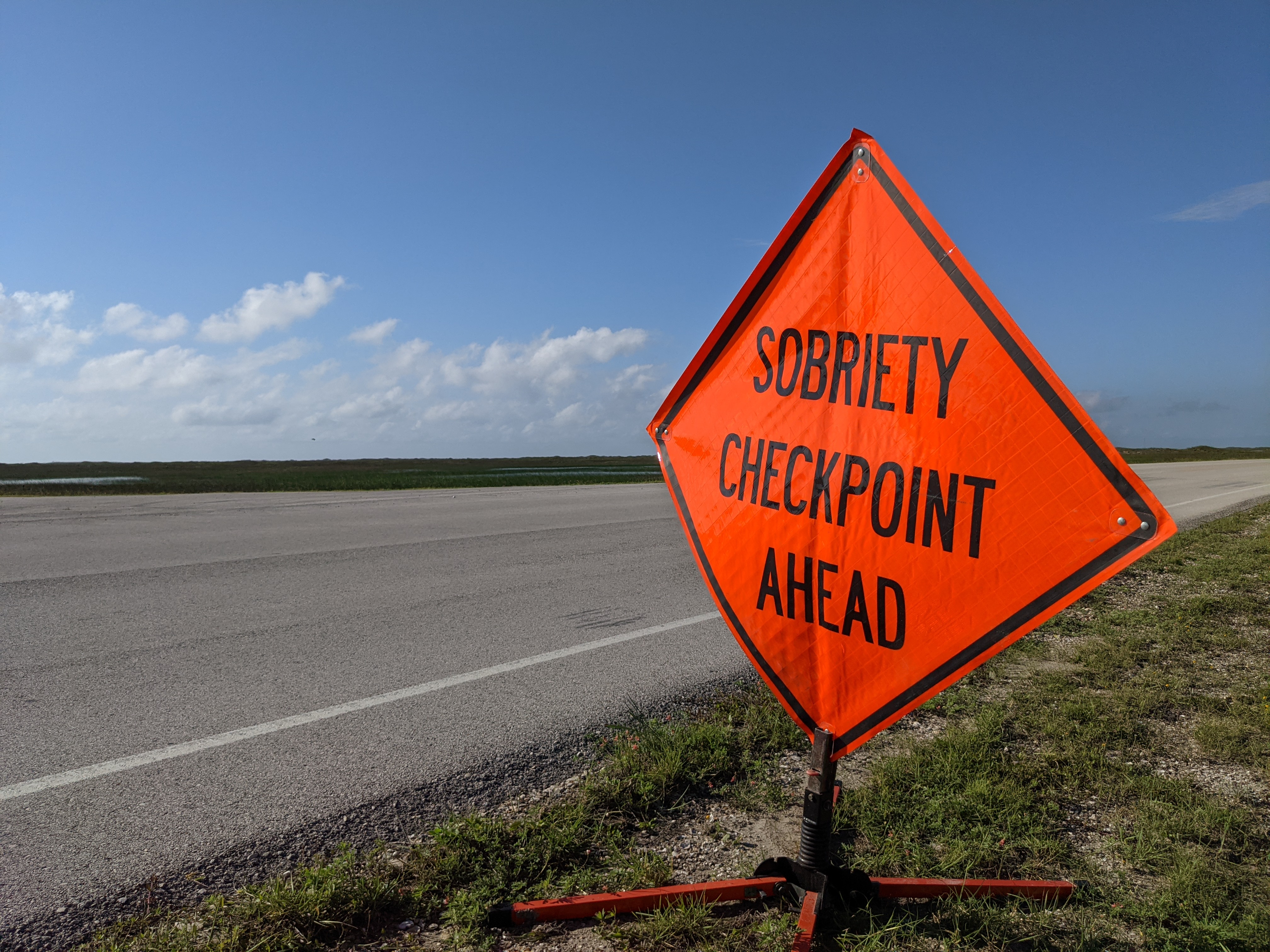 checkpoint sign