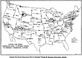 Map of NPS Units