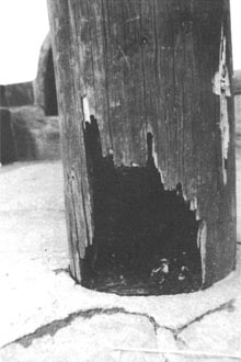 Column base deterioration