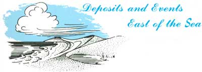 Deposits and Events East of the Sea