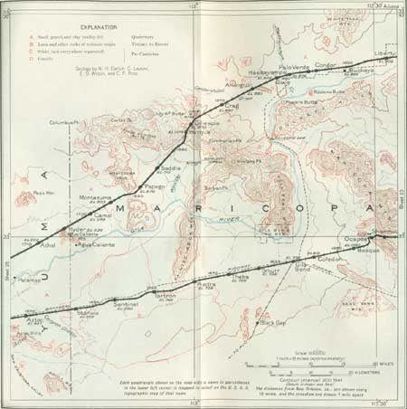 USGS: Geological Survey Bulletin 845 (Itinerary)