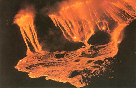 lava cascades