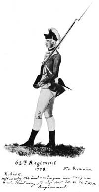 62nd British Regiment uniform