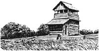sketch of fire lookout