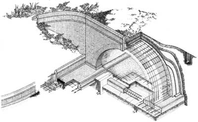 sketch of Williamsburg Tunnel