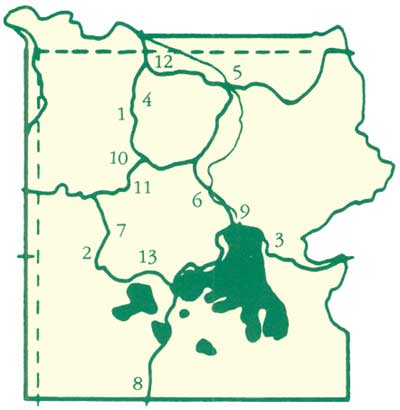 map of Yellowstone