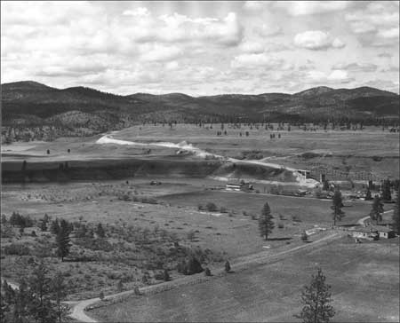 View of Fort Spokane